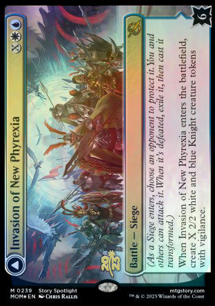 Invasion of New Phyrexia // Teferi Akosa of Zhalfir [March of the Machine Prerelease Promos] 