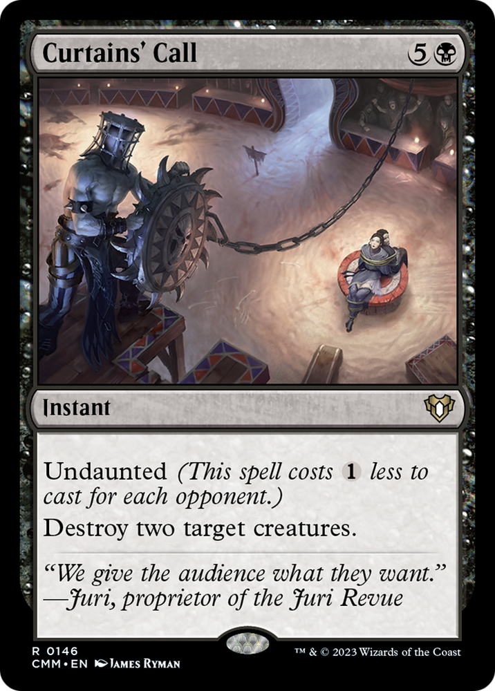 Curtains' Call [Commander Masters] 