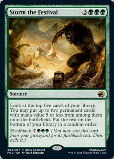 Storm the Festival [Innistrad: Midnight Hunt] 