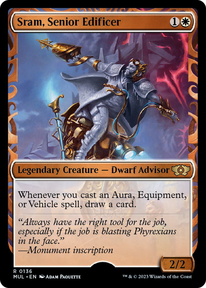Sram, Senior Edificer (Halo Foil) [Multiverse Legends] 