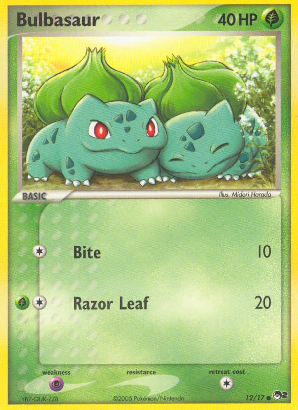 Bulbasaur (12/17) [POP Series 2] 
