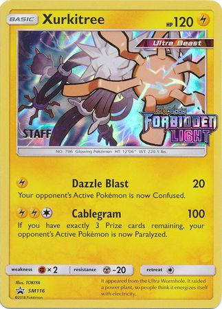 Xurkitree (SM116) (Staff Prerelease Promo) [Sun &amp; Moon: Black Star Promos] 