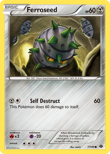 Ferroseed (77/99) [Black &amp; White: Next Destinies] 