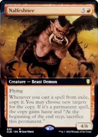 Nalfeshnee (Extended Art) [Commander Legends: Battle for Baldur's Gate] 