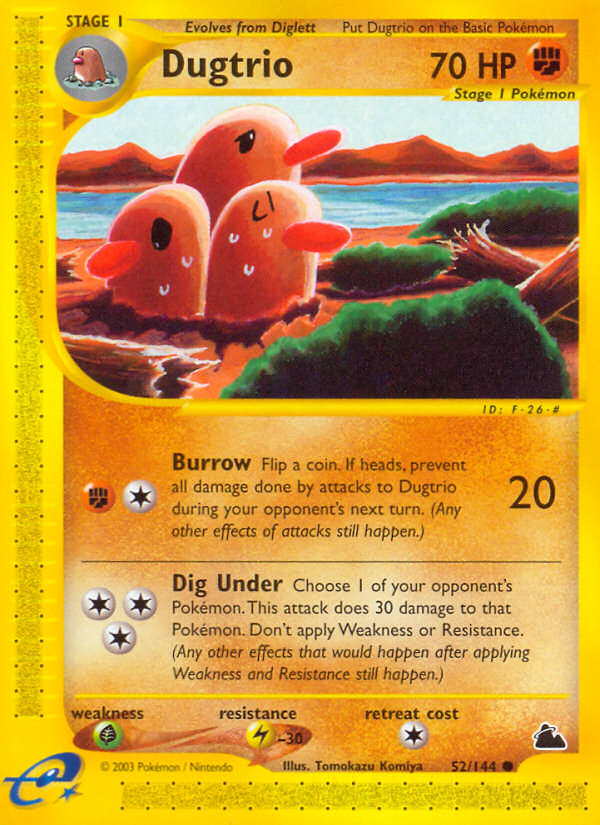 Dugtrio (52/144) [Skyridge] 