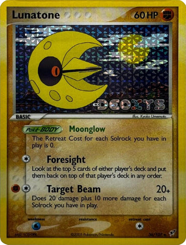 Lunatone (36/107) (Stamped) [EX: Deoxys] 