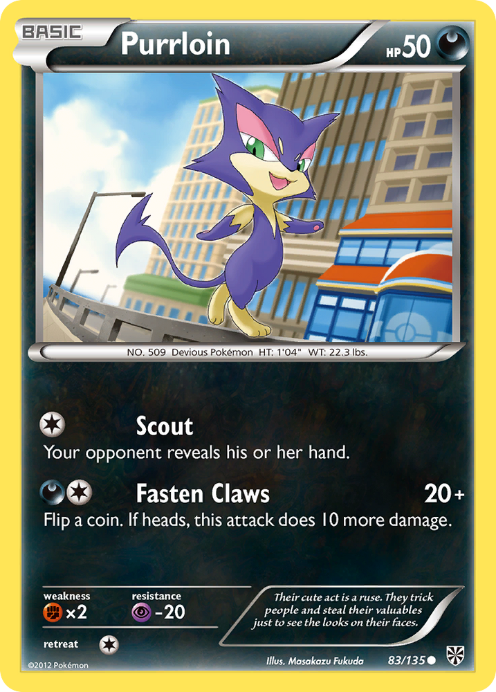 Purrloin (83/135) [Black &amp; White: Plasma Storm] 