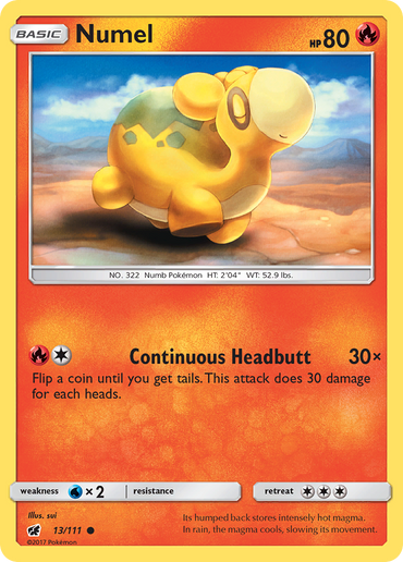 Numel (13/111) [Sun &amp; Moon: Crimson Invasion] 