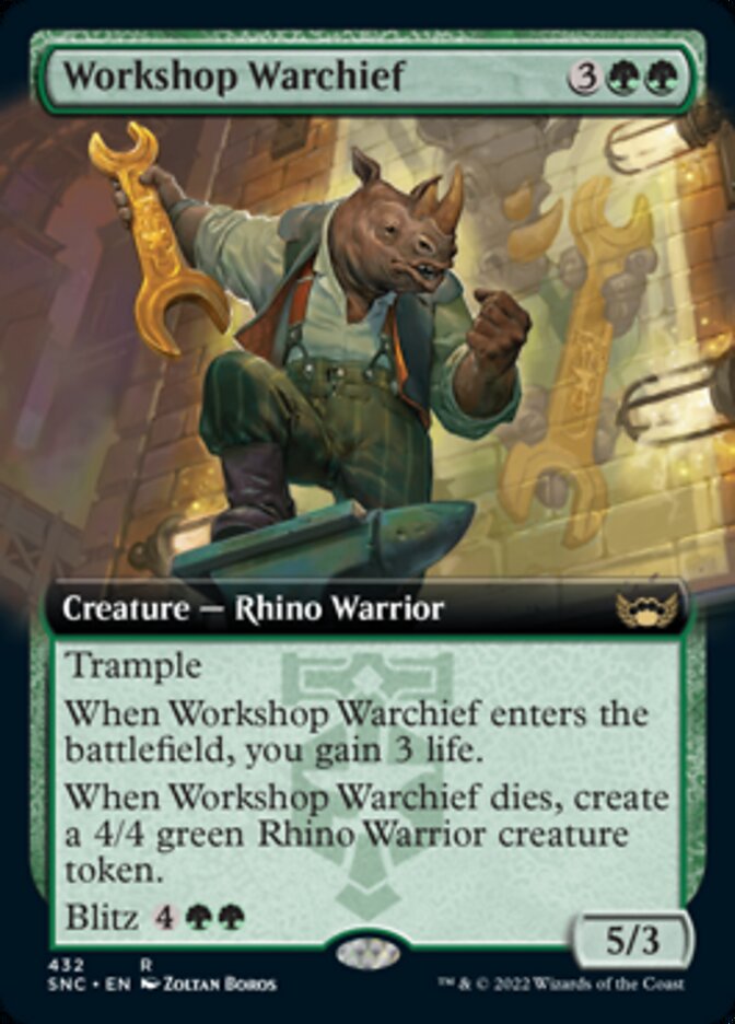 Workshop Warchief (Extended Art) [Streets of New Capenna] 