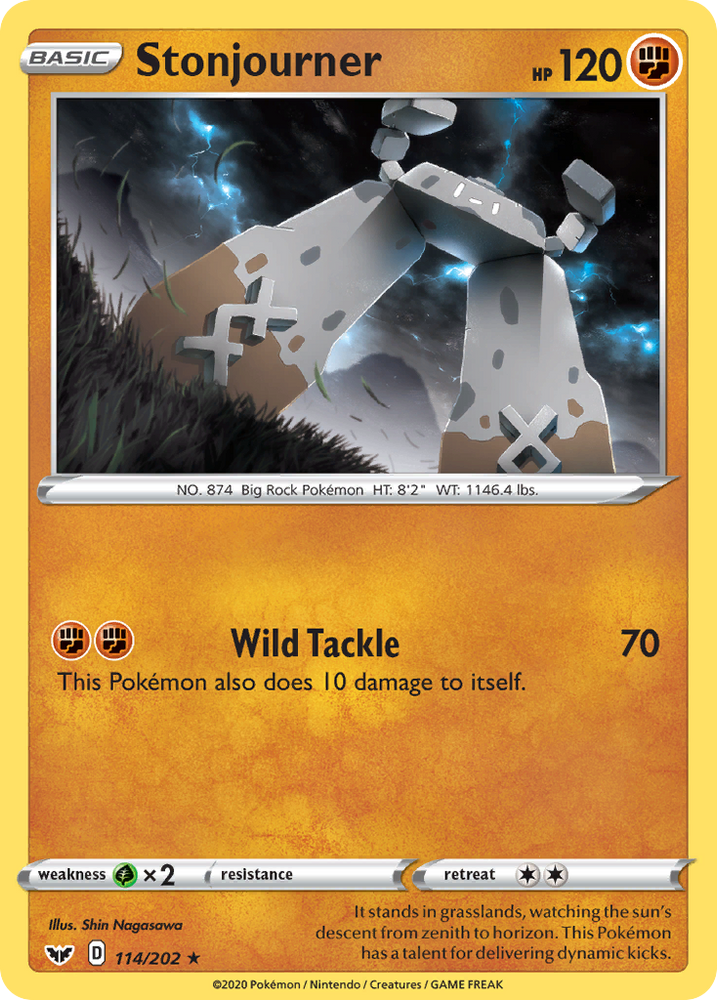 Stonjourner (114/202) [Sword &amp; Shield: Base Set] 