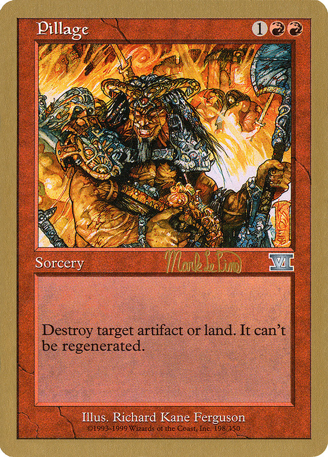 Plunder (Mark Le Pine) [World Championship Decks 1999] 