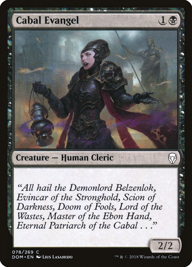 Cabal Evangel [Dominaria] 