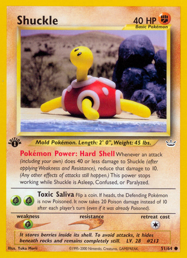 Shuckle (51/64) [Neo Revelation 1st Edition] 