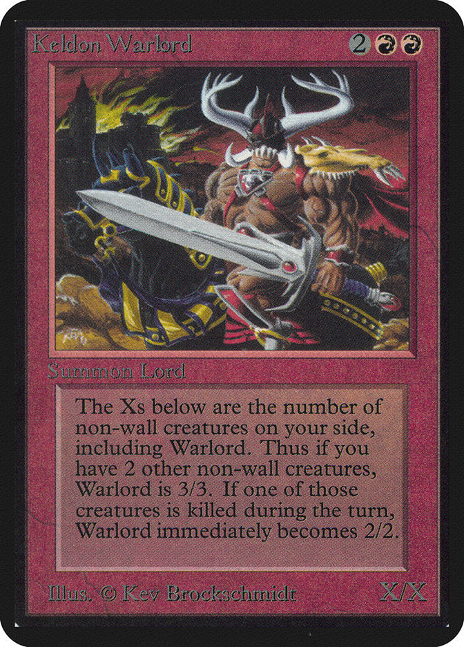 Keldon Warlord [Alpha Edition] 