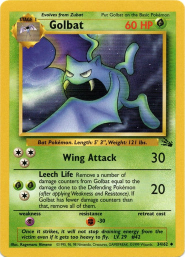 Golbat (34/62) [Fossil Unlimited] 
