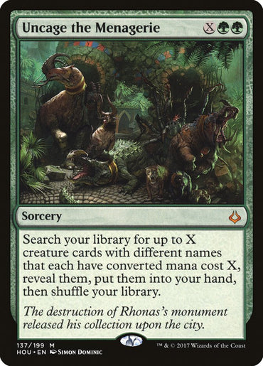 Uncage the Menagerie [Hour of Devastation] 