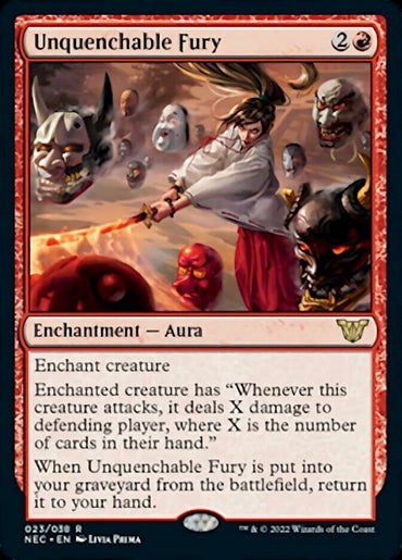 Unquenchable Fury [Kamigawa: Neon Dynasty Commander] 