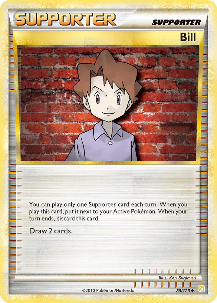 Bill (89/123) [HeartGold &amp; SoulSilver: Base Set] 