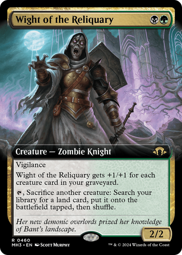 Wight of the Reliquary (Extended Art) [Modern Horizons 3] 
