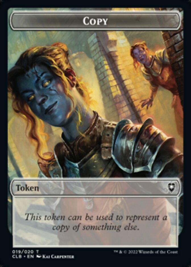 Rowan Kenrith Emblem // Copy Double-Sided Token [Commander Legends: Battle for Baldur's Gate Tokens] 