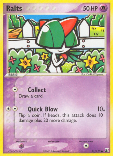 Ralts (81/113) [EX: Delta Species] 