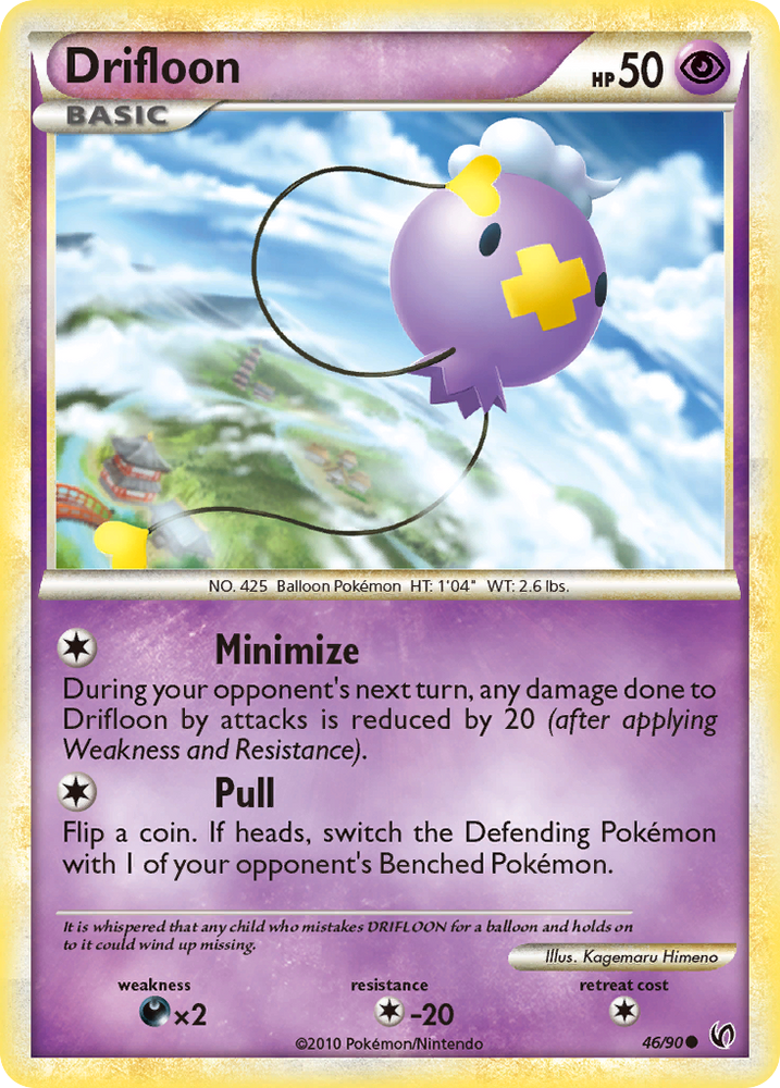Drifloon (46/90) [HeartGold &amp; SoulSilver: Undaunted] 