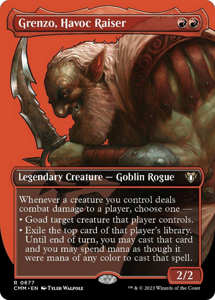 Grenzo, Havoc Raiser (Borderless Profile) [Commander Masters] 