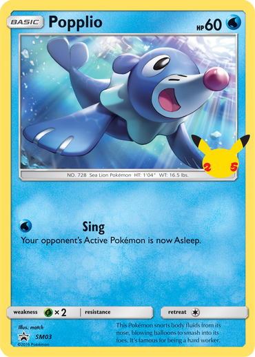 Popplio (SM03) [First Partner Pack] 