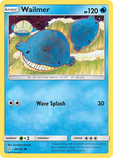 Wailmer (45/236) [Sun &amp; Moon: Cosmic Eclipse] 