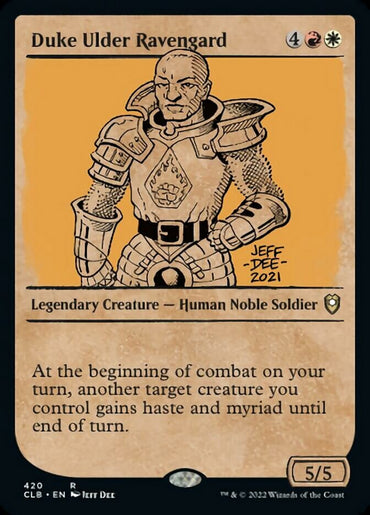 Duke Ulder Ravengard (Showcase) [Commander Legends: Battle for Baldur's Gate] 
