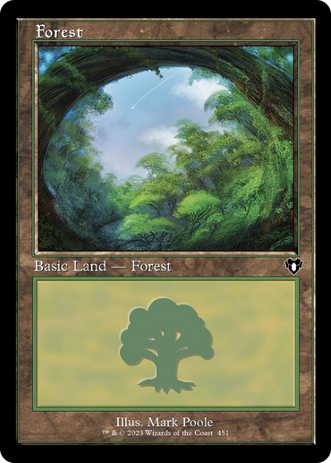 Forest (451) (Retro) [Commander Masters] 