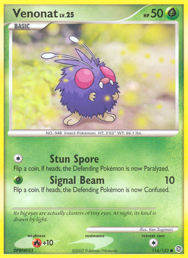 Venonat (116/132) [Diamond &amp; Pearl: Secret Wonders] 