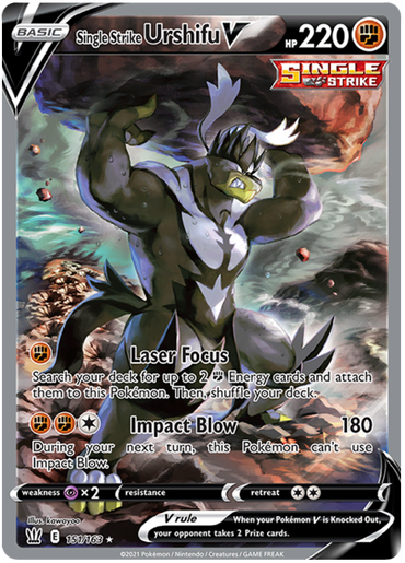 Single Strike Urshifu V (151/163) [Sword &amp; Shield: Battle Styles] 
