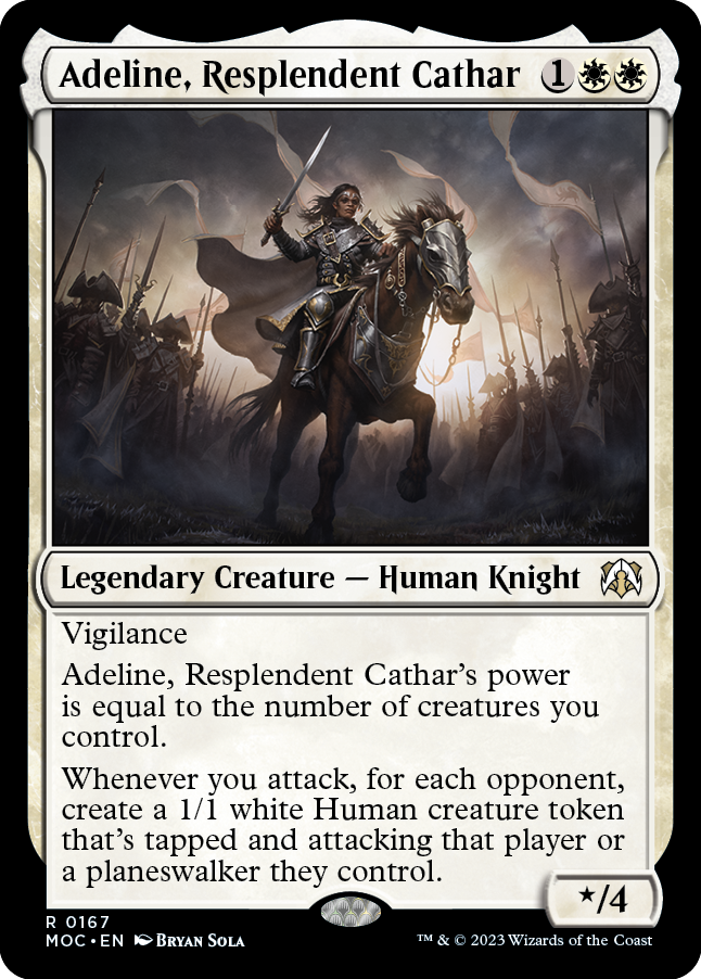 Adeline, Resplendent Cathar [March of the Machine Commander] 