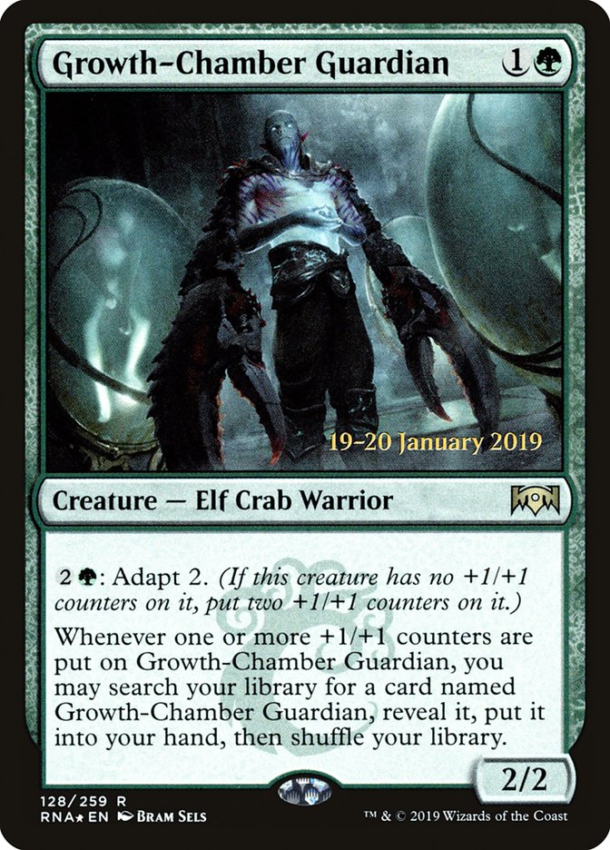 Growth-Chamber Guardian [Ravnica Allegiance Prerelease Promos] 