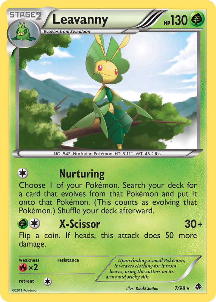Leavanny (7/98) [Black &amp; White: Emerging Powers] 