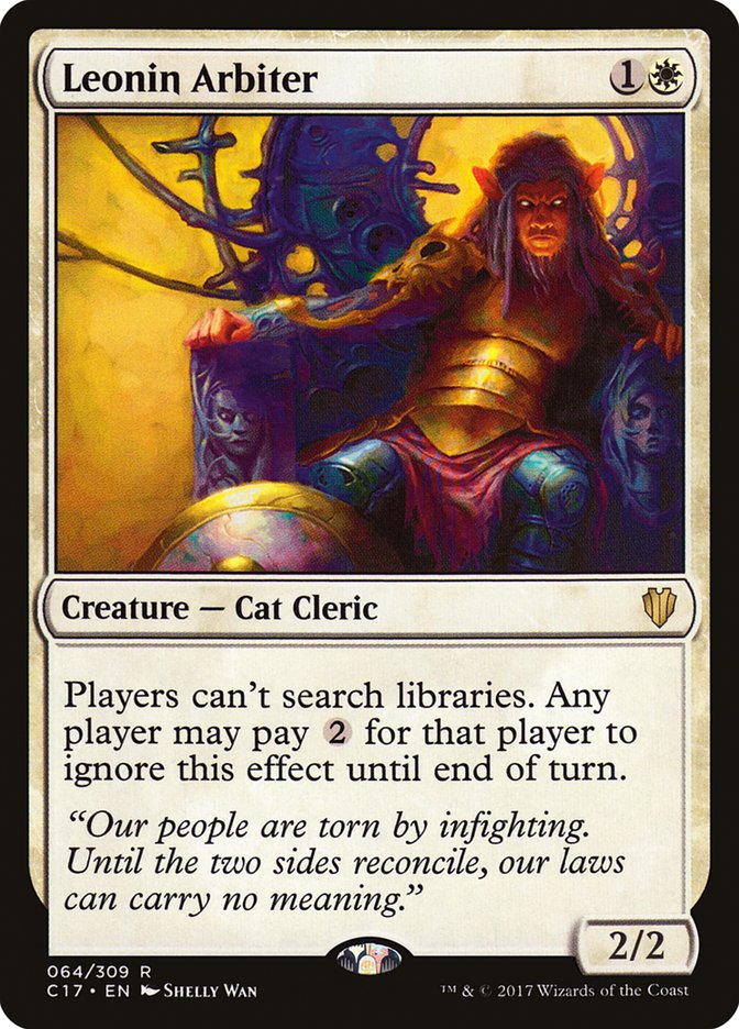 Leonin Arbiter [Commander 2017] 