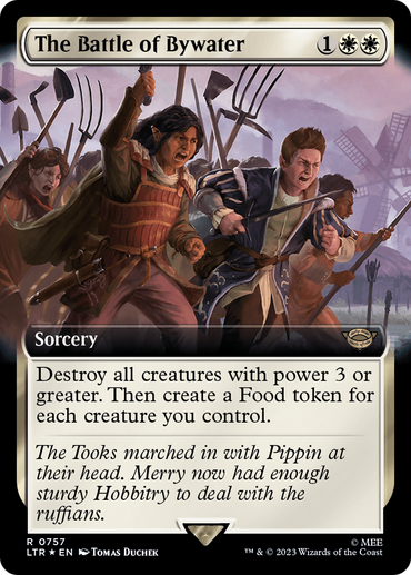 The Battle of Bywater (Extended Art) (Surge Foil) [The Lord of the Rings: Tales of Middle-Earth] 