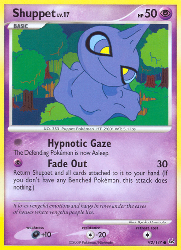 Shuppet (92/127) [Platinum: Base Set] 