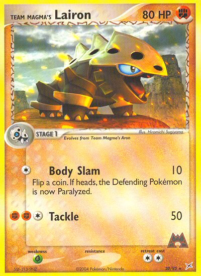 Team Magma's Lairon (20/95) [EX: Team Magma vs Team Aqua] 