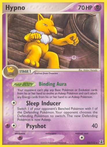 Hypno (23/113) [EX: Delta Species] 
