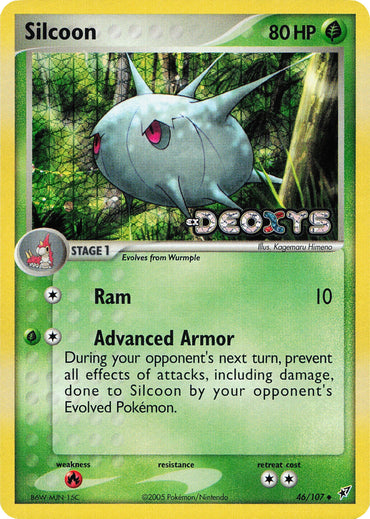 Silcoon (46/107) (Stamped) [EX: Deoxys] 