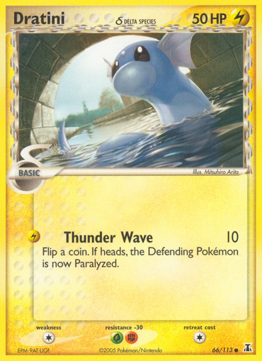 Dratini (66/113) (Delta Species) [EX: Delta Species] 