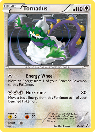 Tornadus (BW42) [Black &amp; White: Black Star Promos] 