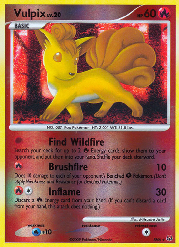 Vulpix (SH6) [Platinum: Base Set] 