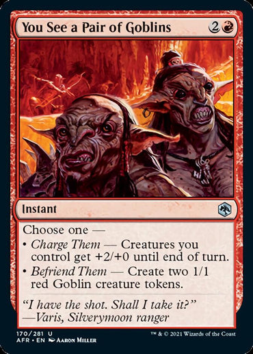 You See a Pair of Goblins [Dungeons &amp; Dragons: Adventures in the Forgotten Realms] 