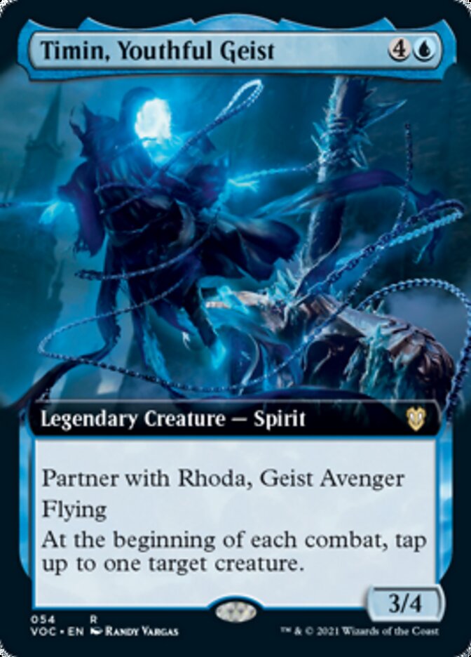 Timin, Youthful Geist (Extended Art) [Innistrad: Crimson Vow Commander] 