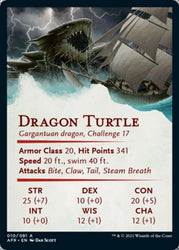 Dragon Turtle Art Card [Dungeons &amp; Dragons: Adventures in the Forgotten Realms Art Series] 
