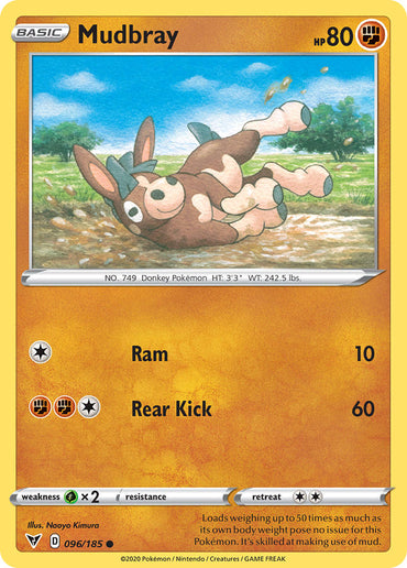 Mudbray (096/185) [Sword &amp; Shield: Vivid Voltage] 