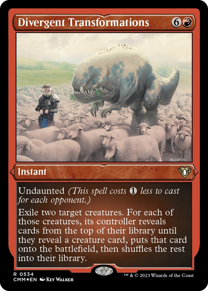 Divergent Transformations (Foil Etched) [Commander Masters] 